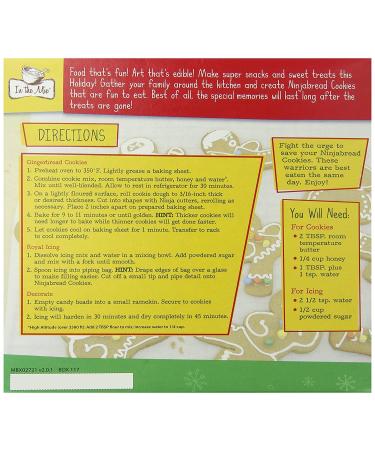 Gingerbread Ninja Cookie Kit - 9.5 oz: DIY Holiday Baking Fun - Buy Online on GoSupps.com