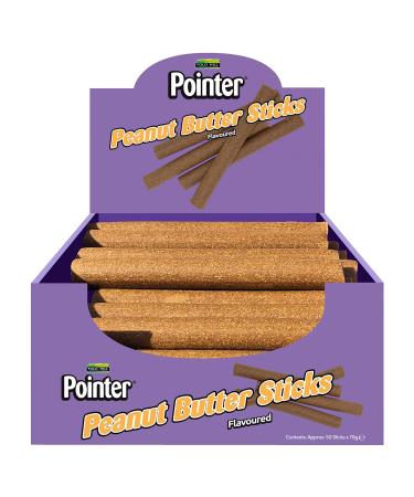 Pointer Peanut Butter Flavoured Sticks - Satisfyingly Chewy Texture Variety 13 kg clear