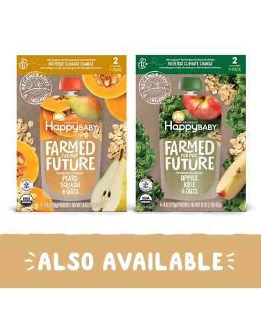 Happy Family Organics Nutty Blends: Organic Apples & Walnut Butter for 6+ Months (3 oz) - Buy Online on GoSupps.com
