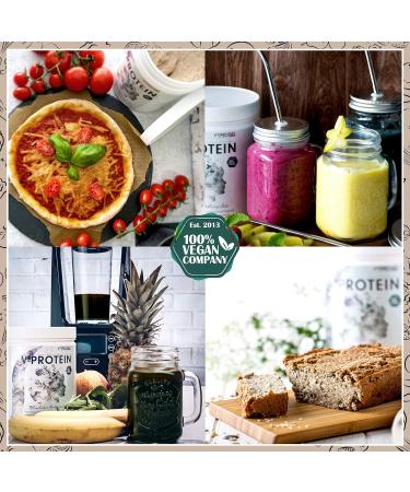 Vegan Protein Neutral 600g | 84% Pure Pea Protein for Baking & Cooking | Natural High-Quality Protein - Aroma & Sweetener Free - Buy Online on GoSupps.com