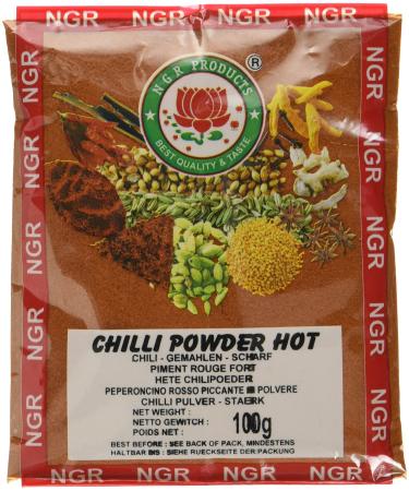Ngr Chili powder hot 100g (1 x 100 g pack) 1 100 g (1 pack)