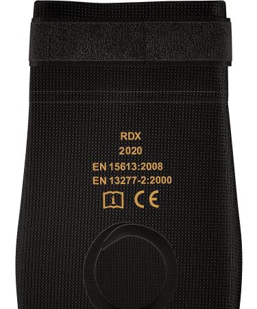 RDX Elbow Pads - SATRA Approved for Muay Thai, MMA, Kickboxing - Large Black Compression Sleeve for Men and Women - Buy Online on GoSupps.com