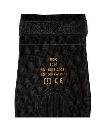 RDX Elbow Pads - SATRA Approved for Muay Thai, MMA, Kickboxing | Compression Padded Sleeve for Men & Women - Black (Medium) - Buy Online on GoSupps.com