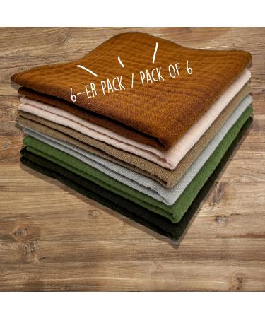 Mimadu Bio GOTS Baby Muslin Towel 25x25 cm | 100% Organic Cotton | Super Soft & Absorbent | Eco-Friendly Baby Care | Mini Wash Cloths - Buy Online on GoSupps.com