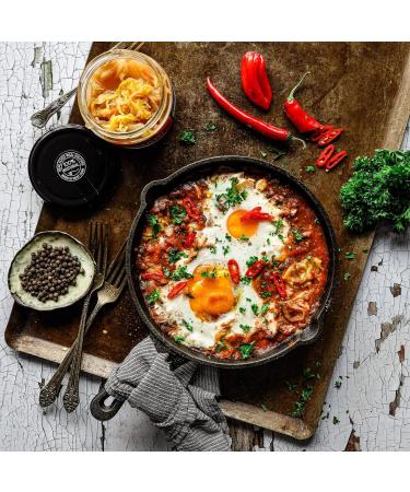 The Cultured Food Company Natural Sauerkraut (400g) & Kimchi (300g) pack - Probiotic-Rich Gluten-Free Fermented Foods for Digestive Health & Immunity Support - Unpasteurised Organic Ingredients - Buy Online on GoSupps.com