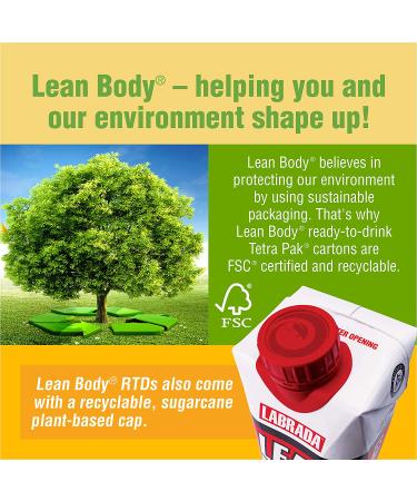 LABRADA Nutrition Lean Body RTD Whey Protein Shake - On-The-Go Meal Replacement (Vanilla, Pack of 16) - Buy Online on GoSupps.com