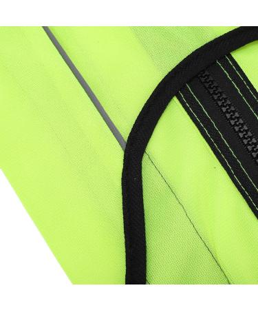 Reflective Dog Vest - Safety Jacket for Night Travel | Bright Green Zippered Pet Reflective Clothing - Buy Online on GoSupps.com