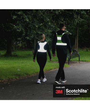 Salzmann 3M Reflective Running Vest | Breathable Mesh Sports Gear - 3M Scotchlite M Yellow - Buy Online on GoSupps.com