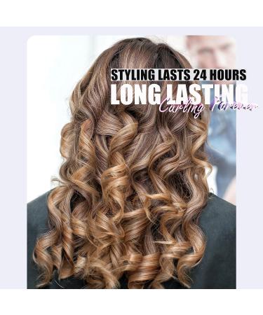 Buy Long Barrel Curling Iron 1 Inch - Extra Long Ceramic Curling Iron for Thin Hair with Argan Oil & Keratin - Adjustable Temp & Free Clips Included - Buy Online on GoSupps.com