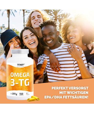 TNT Omega 3 - 150 Capsules | 2760mg Fish Oil with EPA & DHA | High Dosage & Laboratory Tested - Buy Online on GoSupps.com