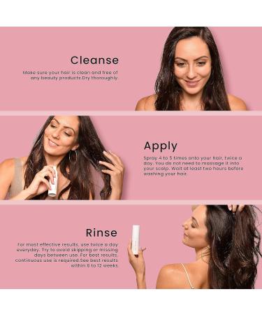 Hair Growth Spray for Women - Volumizing & Thickening Formula for Fast Growth Strengthens Follicles & Promotes Healthy Hair - Reduces Thinning and Breakage - Buy Online on GoSupps.com