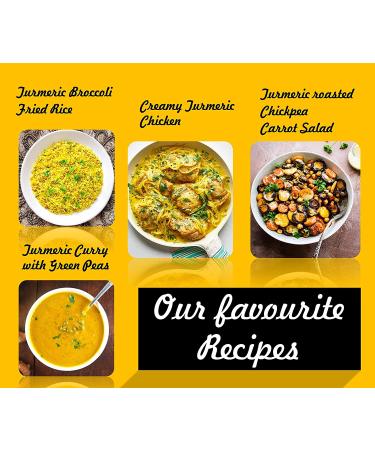 Organic Turmeric Powder 16oz - 1lb | 100% Raw Curcumin, GMO & Gluten Free - Buy Online on GoSupps.com