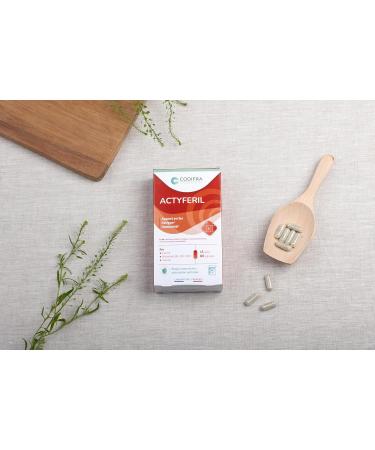 Actyferil Compl ment Alimentaire - Apport en Fer et Fatigue - Cuivre Vitamines Inuline - Fabrication Fran aise Origine V g tale - 60 G lules - Buy Online on GoSupps.com