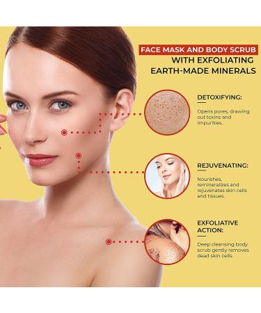 Auromere Ayurvedic Mud Bath & Mask 16 oz - Natural Skin Detox & Rejuvenation - Buy Online on GoSupps.com