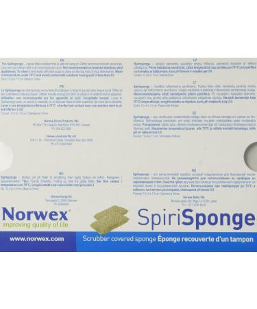 Norwex Spirisponge Scrubber Sponge (2 per pack) - Buy Online on GoSupps.com