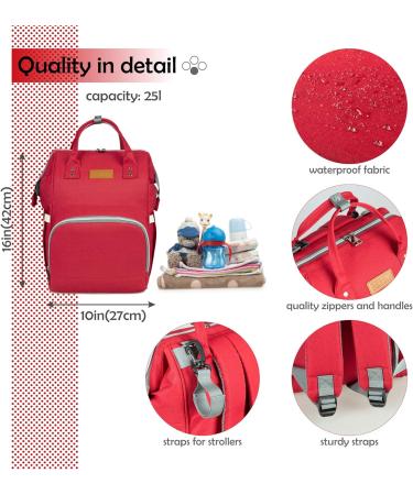 NEVEQ Baby Wrap Backpack - Waterproof Multi-Compartment Travel Diaper Bag with Large Capacity for Parents - Buy Online on GoSupps.com