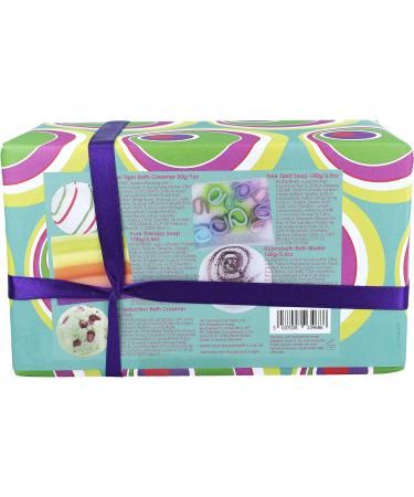 Bomb Cosmetics Funkadelic Handmade Bath & Body Gift Pack - 5-Piece Set, 420g, Multicolor - Perfect Gift (Pack of 1) - Buy Online on GoSupps.com