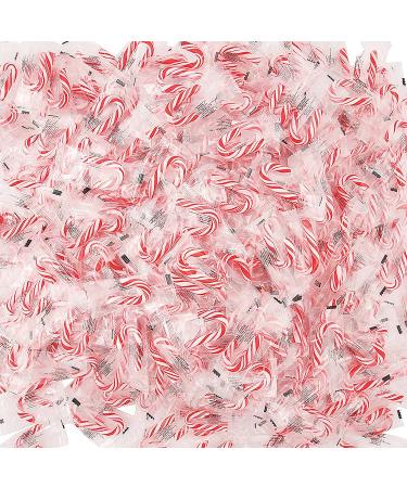 Mini Candy Canes Peppermint Flavored | Red & White Stripes - Holiday Christmas Candy (100 Pieces) - Buy Online on GoSupps.com