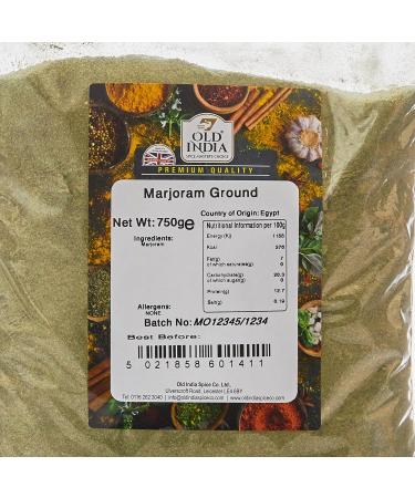 Old India Marjoram Ground 750g - Authentic Indian Spice Blend (1 Pack) - Buy Online on GoSupps.com