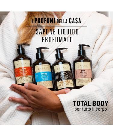  Helan Helan Spuma di Mare - Invigorating Liquid Soap Scented with Polynesian Lagoon Water - 300 ml - Buy Online on GoSupps.com