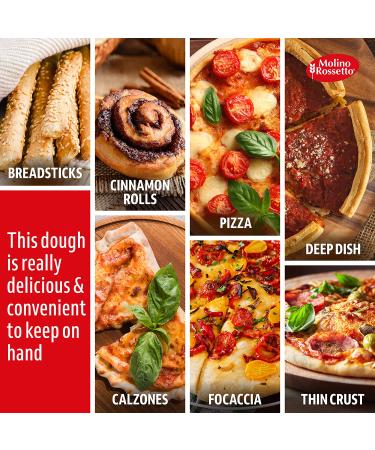 Organic Gourmet Pizza Dough Mix - Molino Rossetto - 17.6oz (500g) Pack of 2 - Buy Online on GoSupps.com