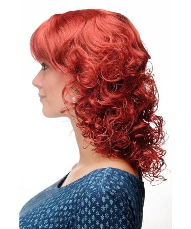Buy WIG ME UP Romantic Red Curly Wig | Medium Length 45 cm - Fire Red Ladies Wig MC008-137 for International Shipping - Buy Online on GoSupps.com