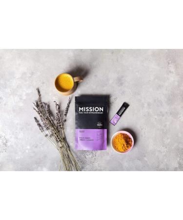 Sleep Matcha Tea - Rooibos Powder with Turmeric & Lavender | 30 Sachets - Buy Online on GoSupps.com