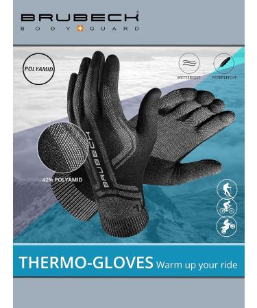 Shop Brubeck Thin Undertaking Gloves GE10010A & Warming Merino Wool GE10020 for Men & Women - Black S/M - International Shipping Available - Buy Online on GoSupps.com