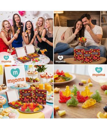  MIJOMA MIJOMA Kamasutra Fruit Gum - Kamasutra's exciting positions meet fruity taste 3 tempting 96g sachets ideal for colourful parties bachelor parties - Buy Online on GoSupps.com