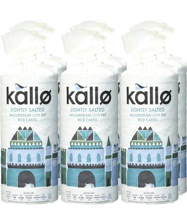 Kallo Lightly Salted Wholegrain Low Fat Rice Cakes 12 x 130g - Healthy Snack Option - Buy Online on GoSupps.com