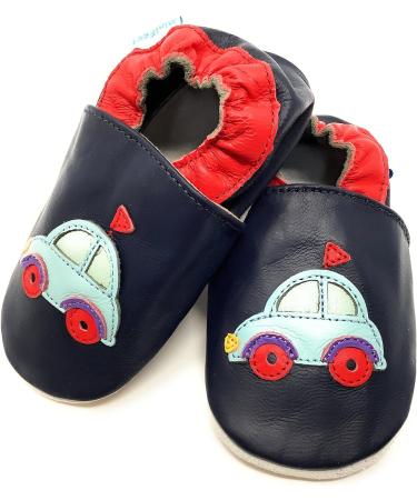 MiniFeet Premium Soft Leather Baby Shoes - Buy 4 Pairs, Get 1 Free! | Toddler Shoes 0-6 Months to 4-5 Years | 18-24 Months | Car - Buy Online on GoSupps.com