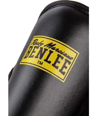 Buy BENLEE Synthetic Leather Shin Guards - Guardian Black S/M | International Shipping Available - Buy Online on GoSupps.com