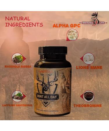 Buy Hunt All Day - Premium Energy & Focus Nootropic Supplement for Optimal Performance | International Shipping Available - Buy Online on GoSupps.com