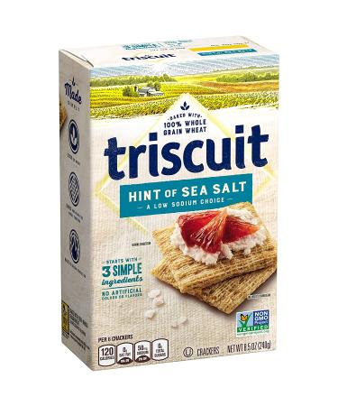 Triscuit Hint of Sea Salt Whole Grain Wheat Crackers 8.5 oz (Pack of 6) - Lightly Salted Snack Option - Buy Online on GoSupps.com