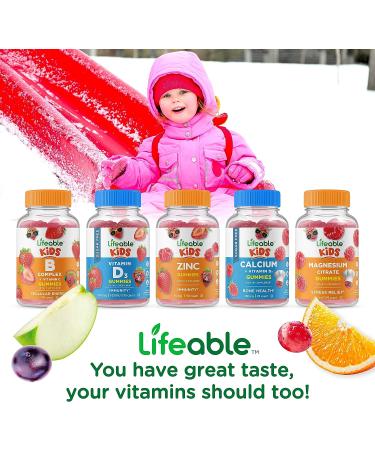 Lifeable Sugar Free Vitamin C for Kids 250mg with Echinacea | 90 Vegetarian Gummies for Immune Support - Buy Online on GoSupps.com