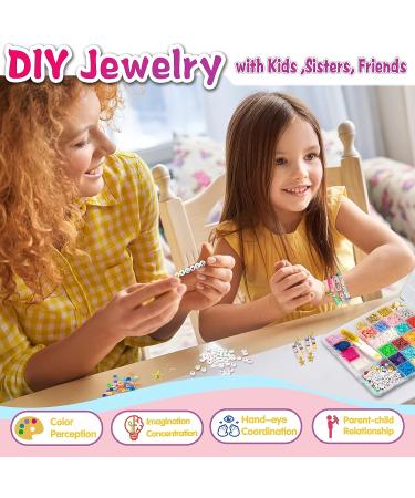 ChuYuKu Clay Bead Bracelet Making Kit for Kids & Teens - DIY Jewelry Supplies for Ages 6-18 - Perfect Gifts for Daughters, Friends & Sisters - Buy Online on GoSupps.com