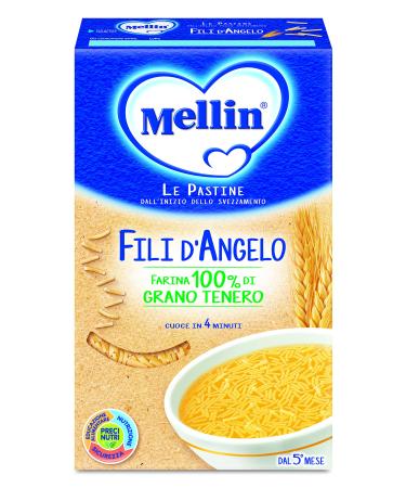 Mellin Pastina Angel fillets with 100% soft wheat flour 12 boxes of 320 g