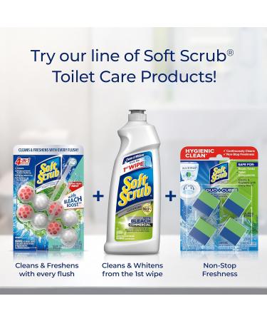 Soft Scrub 4-in-1 Toilet Care with Bleach - Alpine Fresh - 100g | Powerful Cleaning & Odor Control - International Shipping Available - Buy Online on GoSupps.com