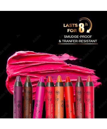 Faces Ultime Pro Matte Lip Crayon - Irresistible Pink 2.8g | International Shipping Available - Buy Online on GoSupps.com