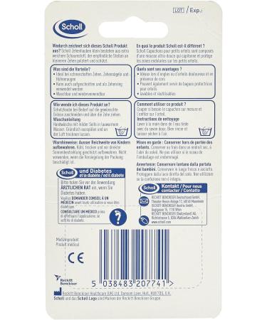 Scholl Toe Hood Small - Extra Soft Foam Toe Protection for Pain Relief | 2-Pack for Toes Toenails & Corns - Buy Online on GoSupps.com