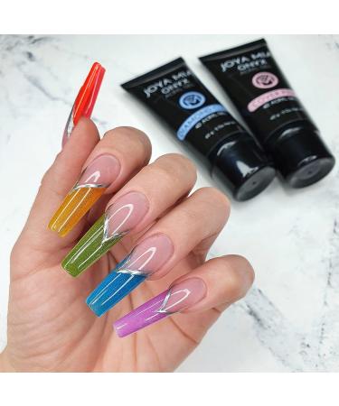 Joya Mia ONYX Acryl Gel System Hard Gel Builder Gel Poly Gel (BLACK) - Buy Online on GoSupps.com