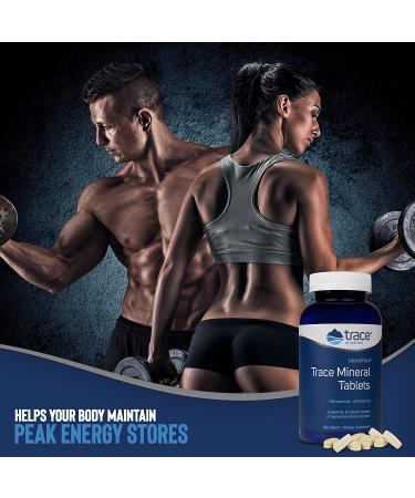 ConcenTrace Trace Mineral Tablets 300 Tab - pH Buffer, Magnesium, Ionic, Vegan, Gluten-Free - Hydration & Electrolytes - Buy Online on GoSupps.com