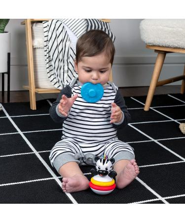 Baby Einstein Stack & Wobble Zen BPA-Free Bite Ring Toy | Cause & Effect Learning for Toddlers (3+ Months) - Buy Online on GoSupps.com