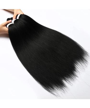 20'' Pre Stretched Natural Black Braiding Hair - Pack of 8 | Soft Yaki Texture, Hot Water Setting - Buy Online on GoSupps.com