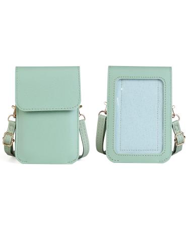 Carry pouch with a transparent window and pocket for Medtronic Minimed Insulin Pump 630G/ 640G/ 670G/770G/780G (All Models) (GREEN)