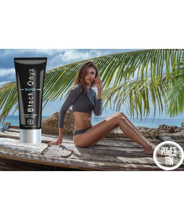 Power Tan Super Black Onyx Non Tingle Sunbed Cream Accelerator 250ml - Buy Online on GoSupps.com