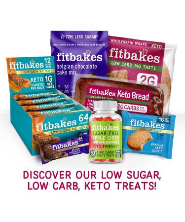 Fitbakes Keto Bread 2g Carbs 7g Protein Low Carb Bread Loaf High Protein Snacks Low Calorie Diet 16 slices - Buy Online on GoSupps.com