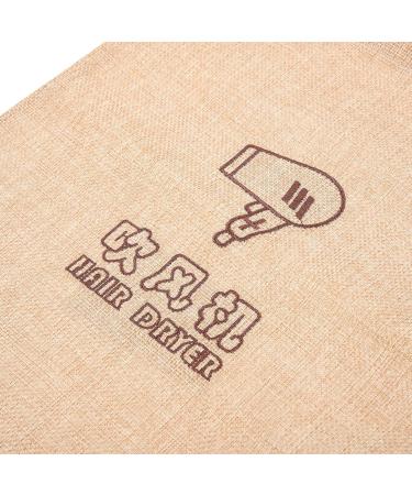 LALAFINA 2pcs Travel Supplies Travel Stuff Drawstring Storage Bag Velvet Bag Hair Dryer Travel Bag - Buy Online on GoSupps.com