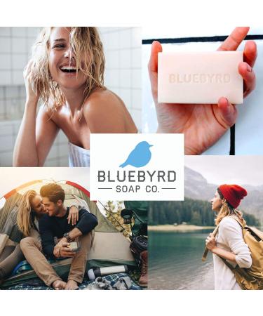 Bluebyrd Soap Co. Grapefruit Natural Shampoo Bar | Eco-Friendly Solid Hair Wash for All Hair Types | Vegan & Plastic-Free | 4.2oz - Buy Online on GoSupps.com