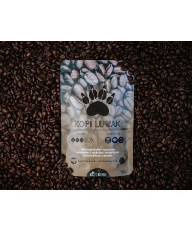 Kopi Luwak Coffee 100% Arabica 50g (Free-Range Cat Coffee) (50g Bean) | Pure Variety | Rare Coffee | Direct Trade - Buy Online on GoSupps.com